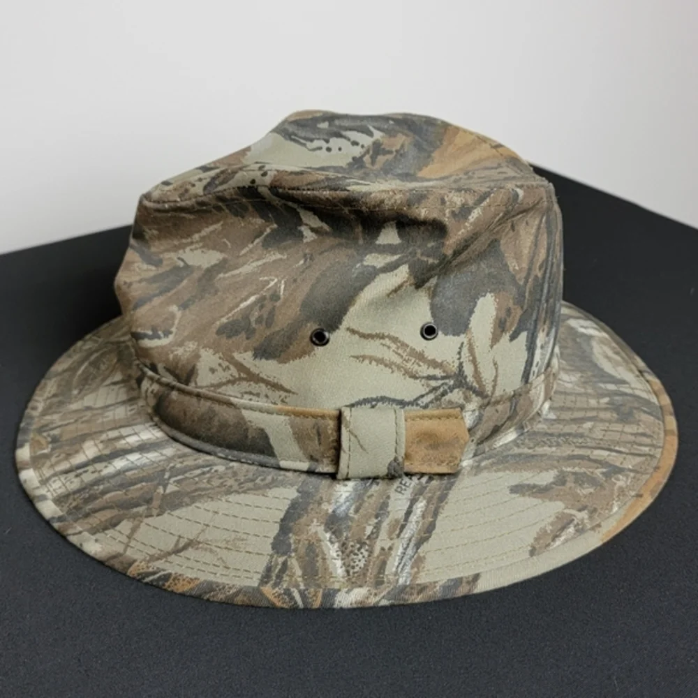 RealTree Size Small Hard‎ Rim Camo Hat - Camouflage Made In USA
